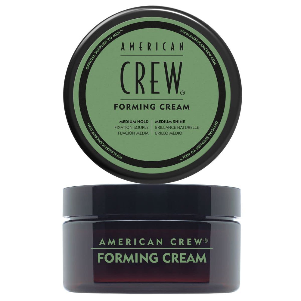 American Crew Forming Cream, bouteille: tenue modulable et fini moyen pour un look naturel.