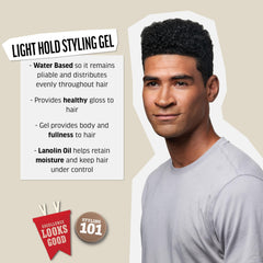 AMERICAN CREW gel-cheveux homme — définition et texture pour un style léger.