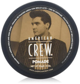 AMERICAN CREW Pomade 3oz en ensemble de 3, emballage pratique pour cheveux masculins.