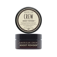 American Crew Poudre Boost soulève les racines pour un volume durable.