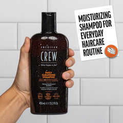 American Crew Shampoing Homme, formule vegan, respectueuse de l'environnement et efficace sur cheveux normaux à gras.
