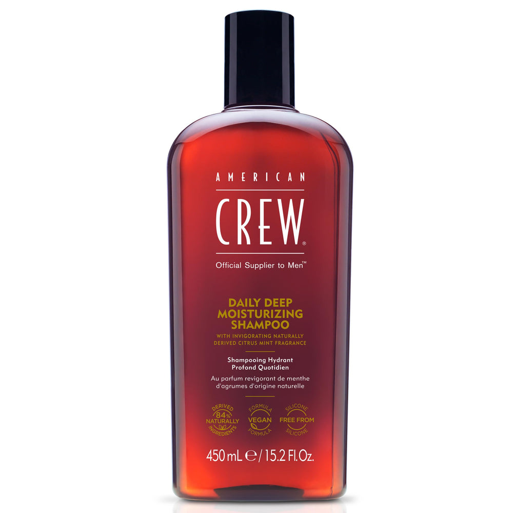 American Crew Shampoo pour hommes: bouteille Citrus Mint prête pour usage quotidien