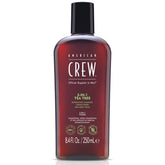 AMERICAN CREW Tea Tree: bouteille shampooing 3-en-1 pour cheveux propres et peau fraîche.