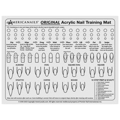 AMERICANAILS Nettoyage facile du tapis avec de l'acétone pur après l'acrylique.