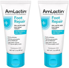 AmLactin Crème Pieds Therapy – pack de 2, hydratation ciblée pour pieds secs