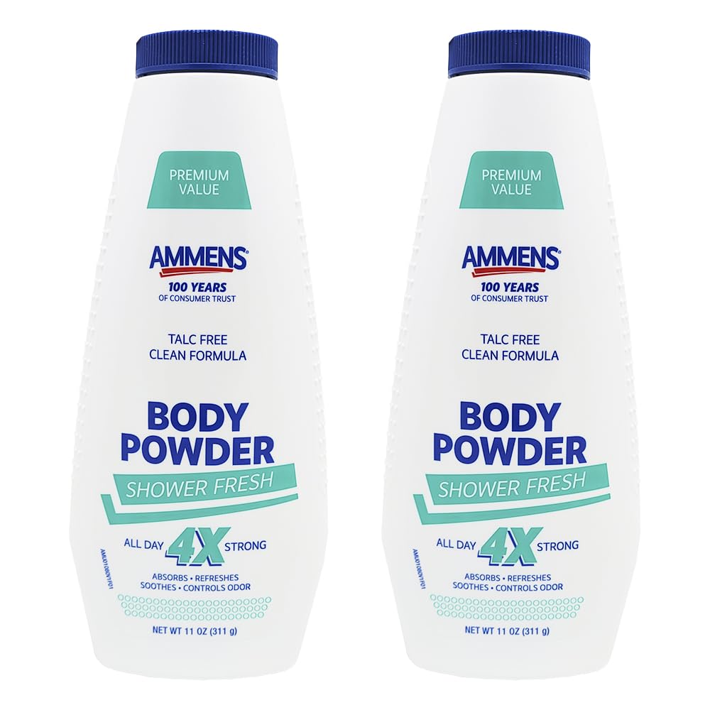 AMMENS Poudre Douche Fraîche – flacon élégant et fraîcheur durable