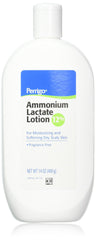 Lotion Ammonium Lactate 12% dans la bouteille à clapet, hydratation pratique.