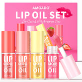 AMOADO Lip Oil – bouteille-gloss non-collante pour hydratation durable.