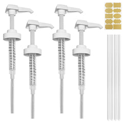 AMORIX pompe pour galon blanche 38-400, distribution précise et sans gaspillage