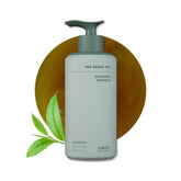 AMOS PROFESSIONAL bouteille shampooing vert pour cheveux fins, favorise volume et fraîcheur du cuir chevelu.
