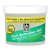 Bouteille AmPro Long-Aid Activator Gel, hydratation et définition des boucles.