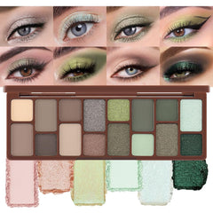 AMY'S DIARY palette ombres 16 couleurs neutres pour looks quotidiens.