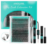 AMZGIRL LASH kit cils 320pcs extensions – application précise à domicile