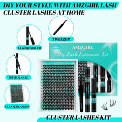 AMZGIRL LASH bond and seal waterproof bottle for long-wear, quick-drying lashes