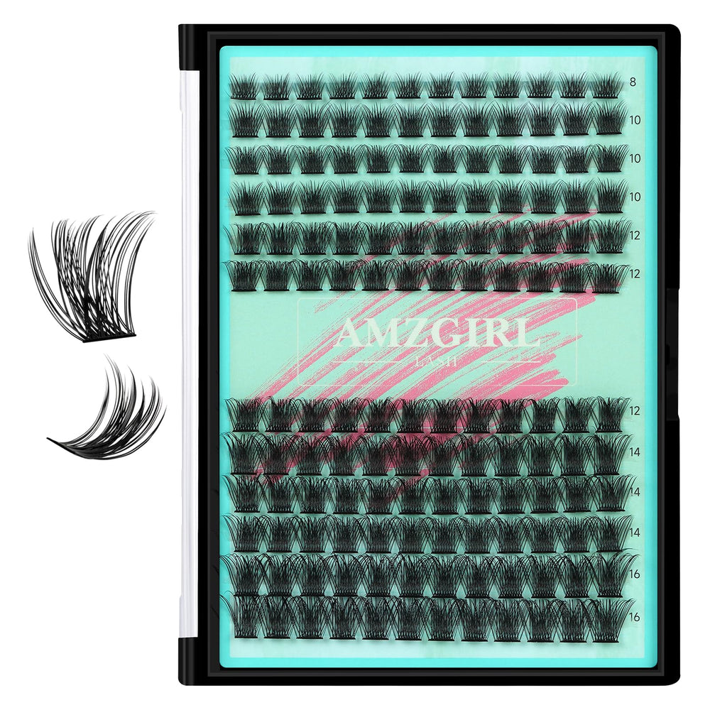 AMZGIRL LASH: boîte 144 pièces pour grappes naturelles et personnalisables.