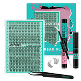 AMZGIRL LASH Lash Clusters Kit con 160 piezas para un look ligero y natural.