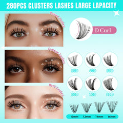 AMZGIRL LASH – extensions 30D/40D pour légèreté et confort.