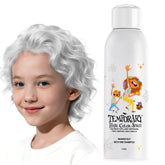 Amzsudy spray colorant cheveux blanc argent pour enfants, lavage facile.