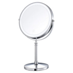 AMZTOLIFE Miroir maquillage 8 pouces lumineux pour un maquillage précis et uniforme