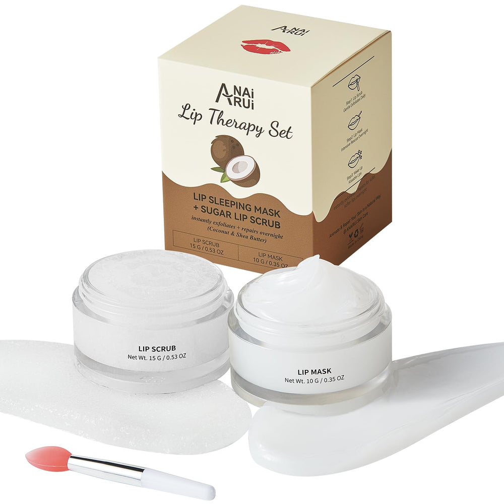 ANAI RUI gommage lèvres coco: exfolie en douceur et hydrate intensément les lèvres
