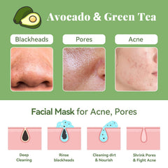 ANAI RUI masque hydratation riche avocat et karité pour peau saine