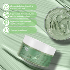ANAI RUI Masque thé vert hydratant pour peau tonifiée et souple