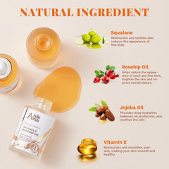 ANAI RUI Squalane Rose Musquée pour les ongles, cuticules nourries