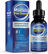 ANAREAL Minoxidil pour homme - bottle montrée, soutien la pousse de la barbe.
