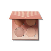 Anastasia Beverly Hills Glow Kit Sun Dipped, swatches bronzées pour éclairage sur peau.