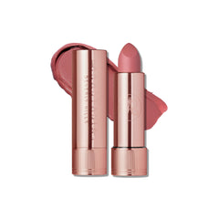 Anastasia Beverly Hills rouge fini mat Hush Rose dans son étui, look élégant et durable.
