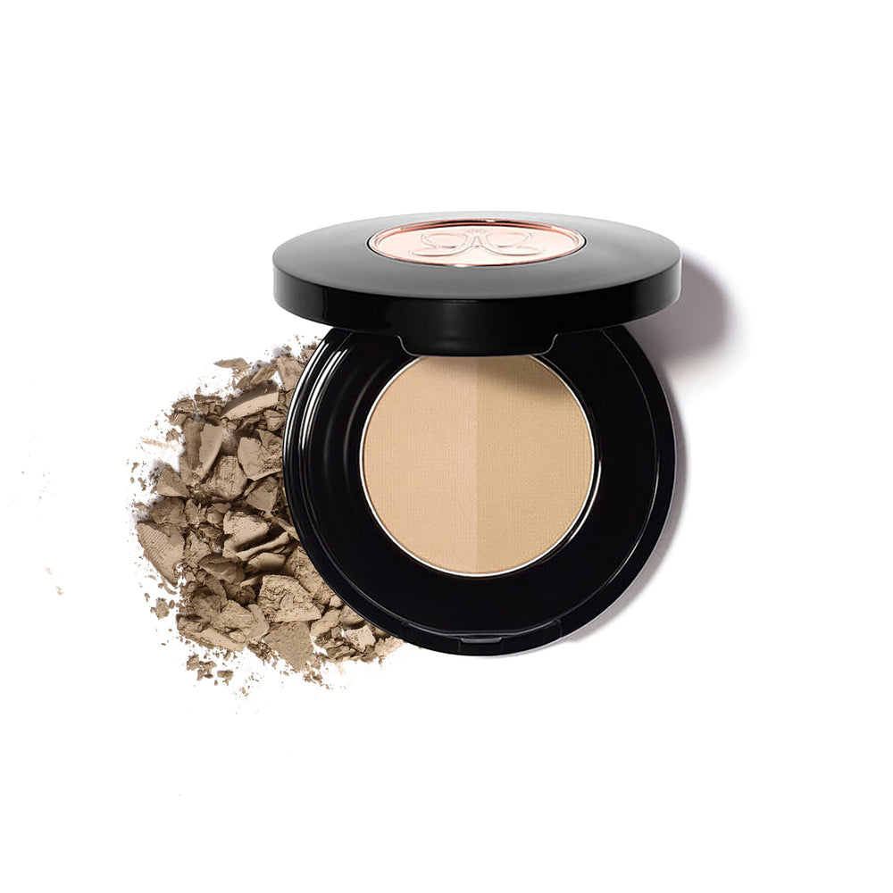 Anastasia Brow Powder Duo Blonde – ombre naturelle pour sourcils.