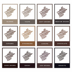 Brow Wiz Ebony, format mini pratique pour retouches rapides.