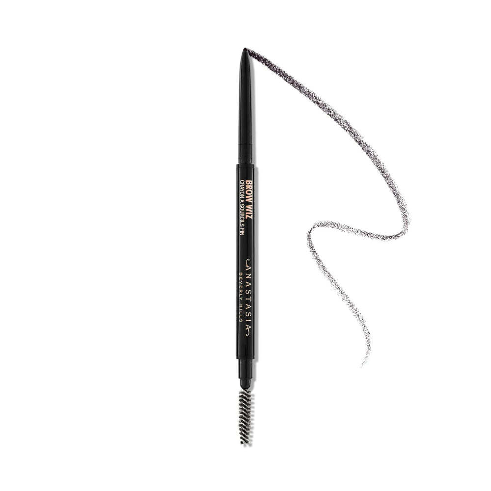 Anastasia Beverly Hills Brow Wiz Ebony, pointe fine pour tracé précis des sourcils.
