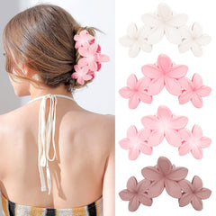 ANBALA broche fleur hawaïenne rose – tenue fiable pour cheveux épais