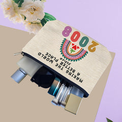 Pochette maquillage ancpeany, format 25 cm sur 18 cm, rangements pratiques.