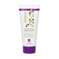 Andalou Naturals Beurre-Corps Lavande: texture riche pour hydratation durable.