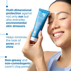 Andalou Naturals Daily Shade protège contre lumière bleue et pollution.