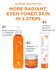 Application sur le visage avec Andalou Naturals BB crème.