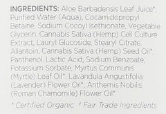 Application relaxante de la lotion CannaCell Harmony pour le bien être quotidien