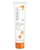 BB crème Vitamin C Andalou Naturals, flacon avec protection solaire quotidienne.
