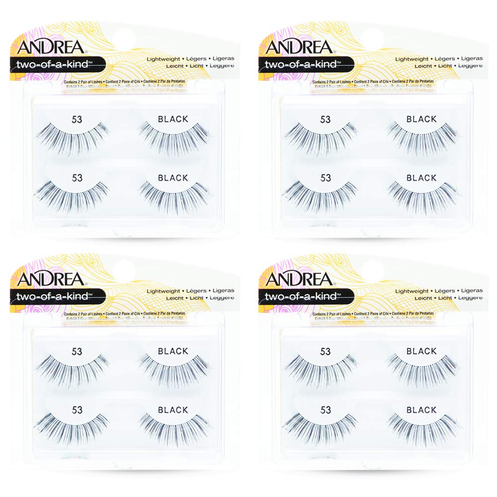 Andrea 53 cils avec bande claire pour un regard naturel et confortable.