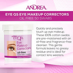 ANDREA Eyeq coton-tiges pour les yeux – correction rapide du maquillage.