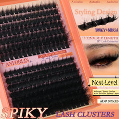 Anforlin Cils Manga Effet Spikes Naturels pour un look soigné et confortable.