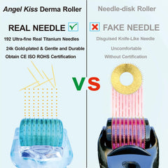 Angel Kiss rouleau visage utilisé à domicile pour routine soin