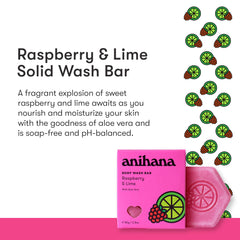 Arôme framboise et citron vert ANIHANA, expérience rafraîchissante.