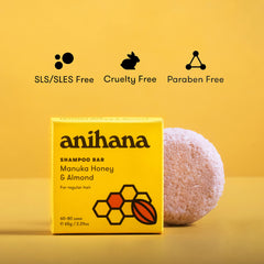 Shampoo-bar ANIHANA mousse légère prête à nettoyer dans la douche