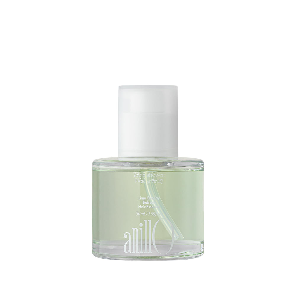 ANILLO – Bouteille-pompe rafraîchissante pour cheveux, hydratation légère.