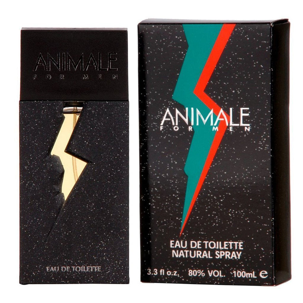 Animale Pour Homme, bouteille d'eau de toilette, parfum épicé et frais pour le quotidien.