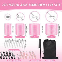 AnJOLi rouleaux cheveux quatre tailles pour boucles variées
