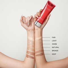 ANJOROUSA Body Coverage Perfector offre un effet naturel et lumineux sur la peau.